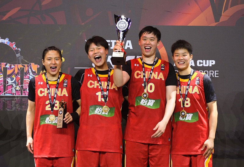 祝贺!中国女队问鼎三人篮球亚洲杯,男队获季军